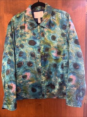 Chico’s Peacock Anniversary Jacket